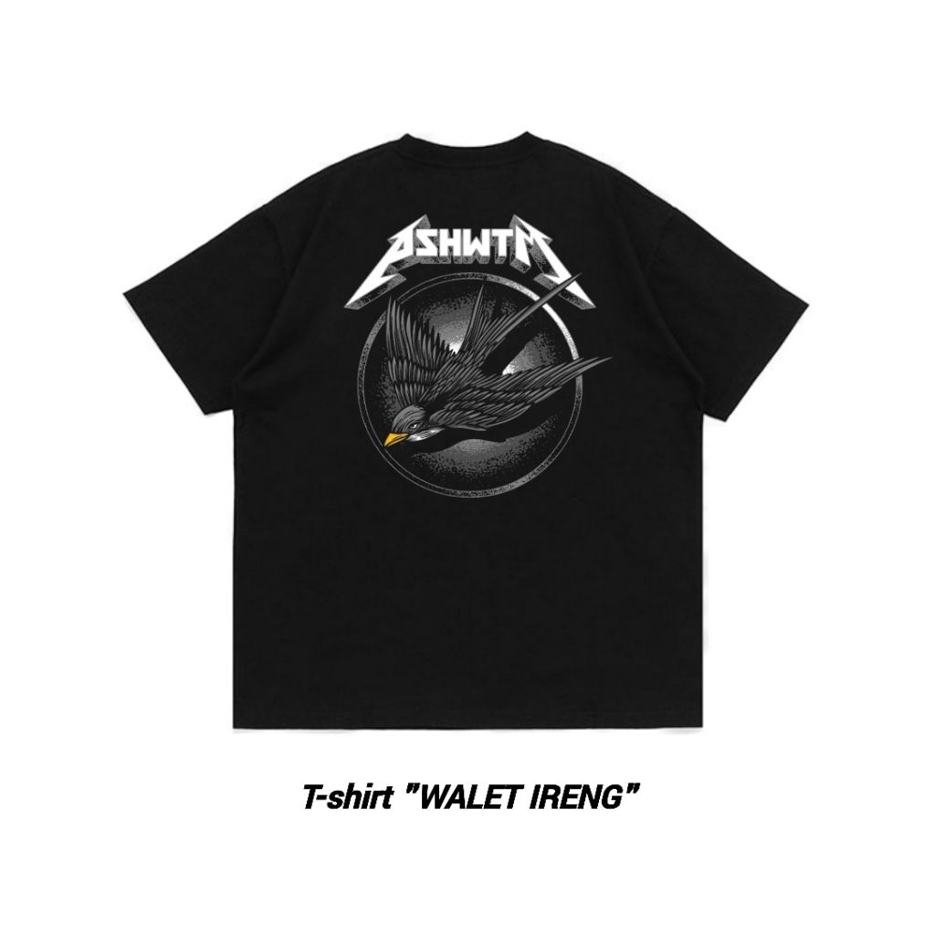 KAOS PSHW - WALET IRENG BAHAN KATUN COMBED 24S