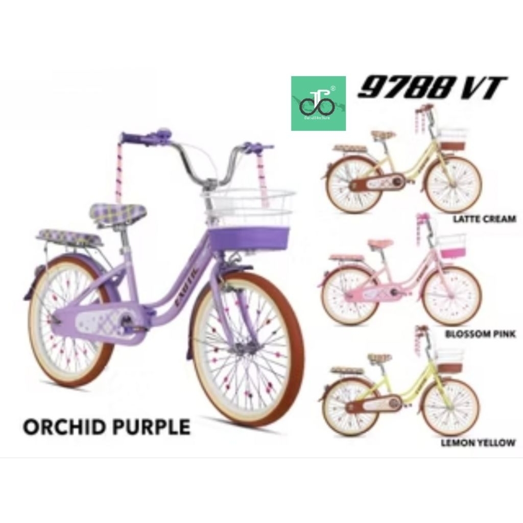 Sepeda Mini CTB 20" Exotic 9788 VT TERBARU (ET 9788VT)