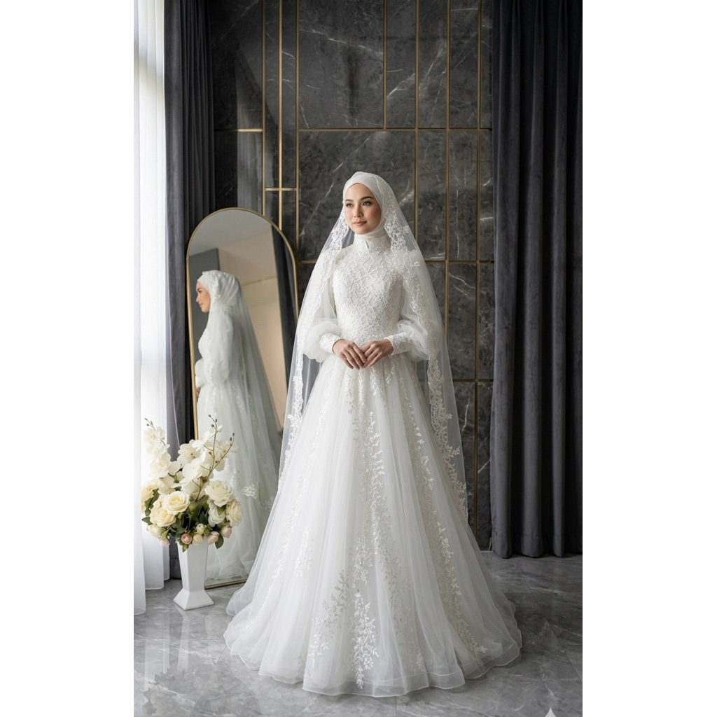 gaun pengantin malaysia melayu gaun akad gaun walimah wedding dress muslimah gaun pengantin syari we