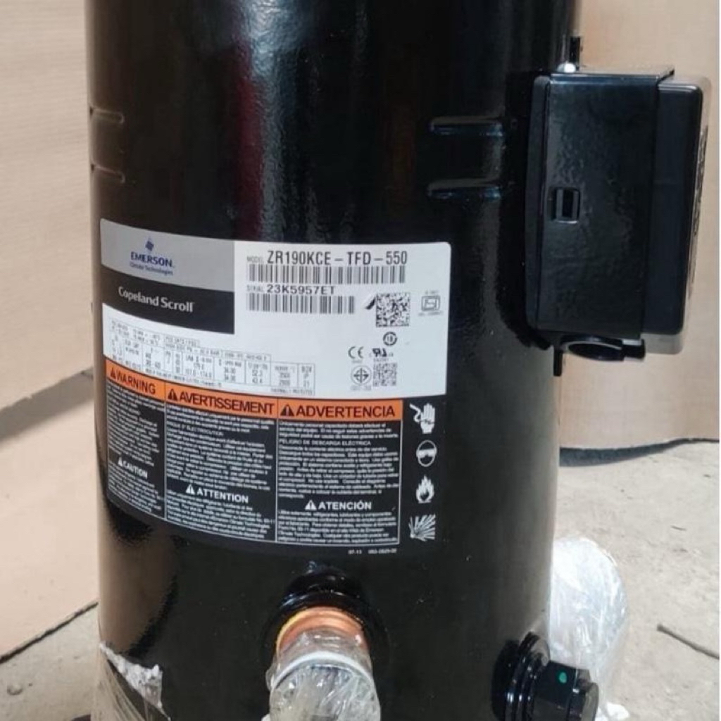 Compressor Copeland ZR190 / ZR190KCE / Kompresor ZR190KCE-TFD-550 15PK R407C
