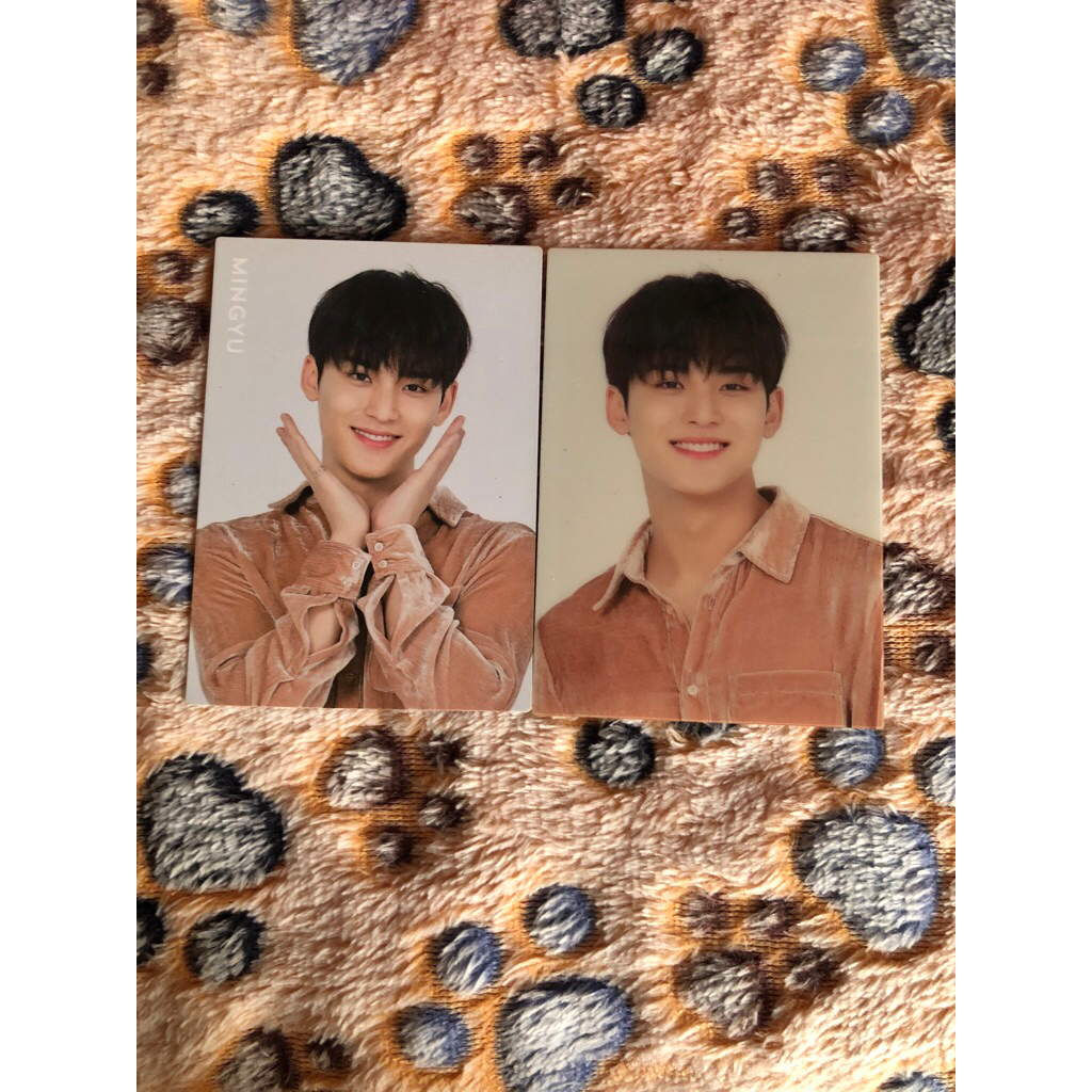 OFFICIAL SEVENTEEN TC TRADING CARD MINGYU DOME HANABI AINOCHIKARA