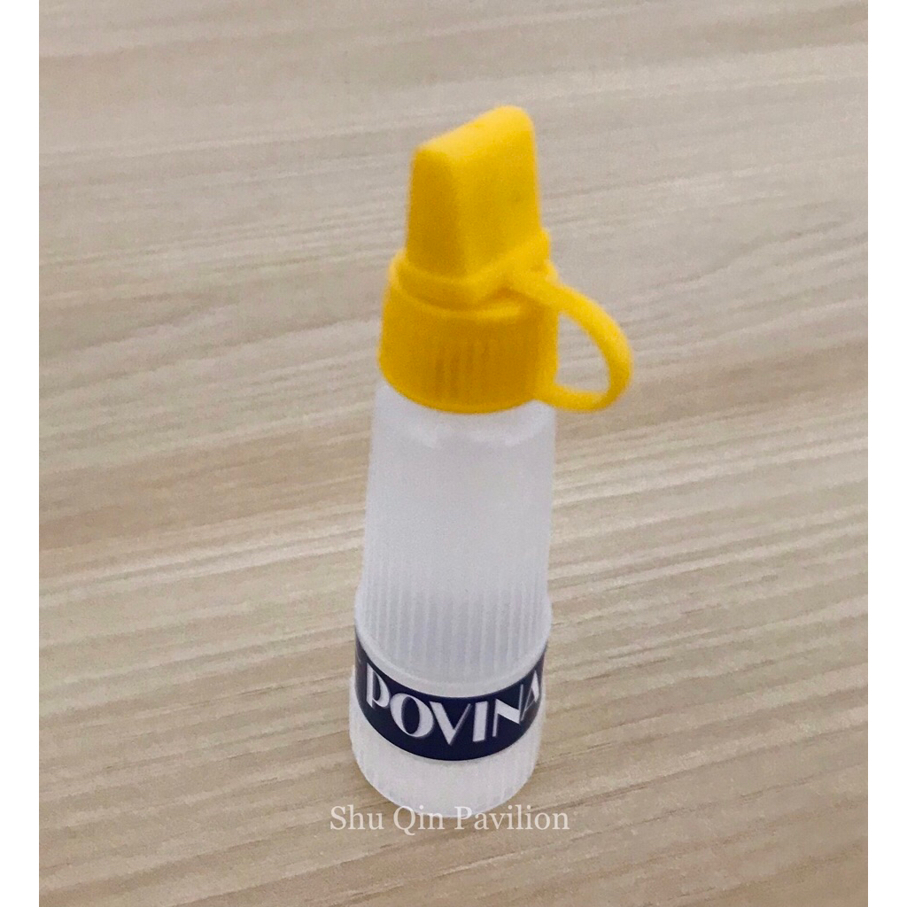 Lem Kertas Povinal Cair 22ml - Lem Cair Bening, Lem Kertas Serbaguna, Lem Slime