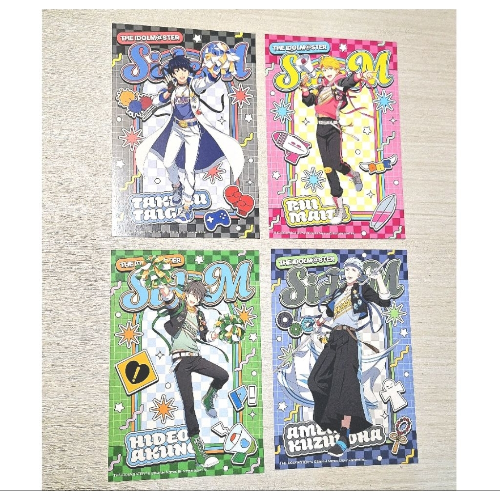 postcard idolmaster SideM set
