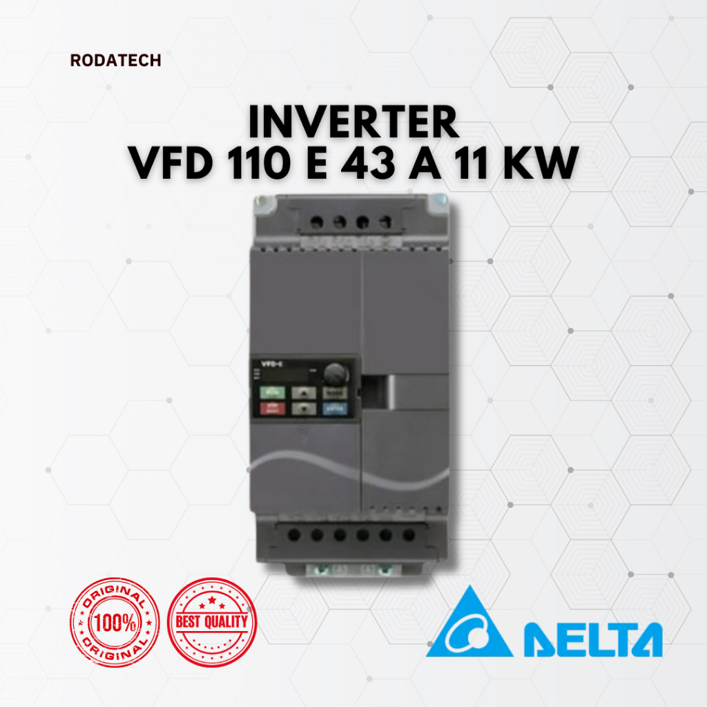 INVERTER DELTA SERI E VFD 110 E 43 A 11 KW - INVERTER DELTA SERI EL - VFD110E43A