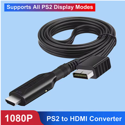PS2 to HDMI Audio Video Converter Adapter 480i/480p/576i for PS1 PS2 to HDMI 720p 1080p Output for A