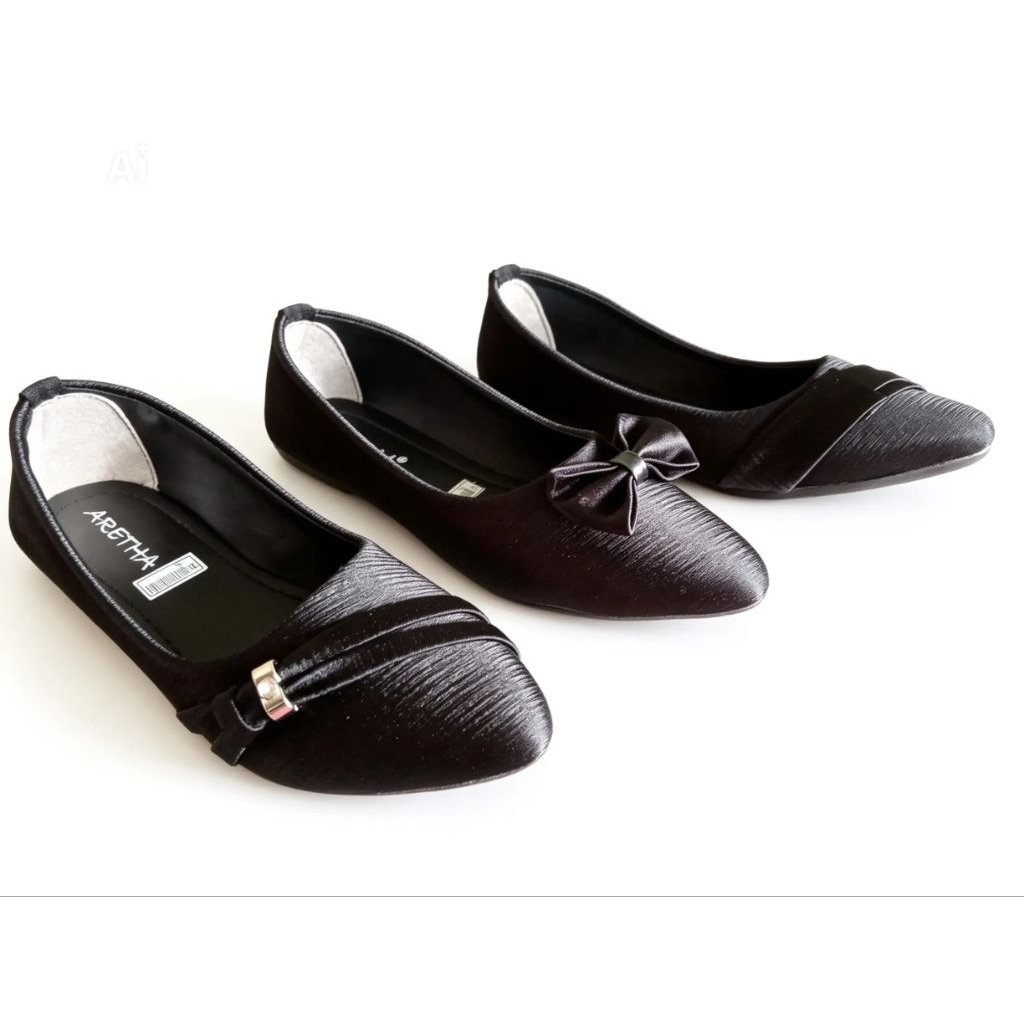 Flat shoes wanita Aretha slip on premium ringan dan nyaman