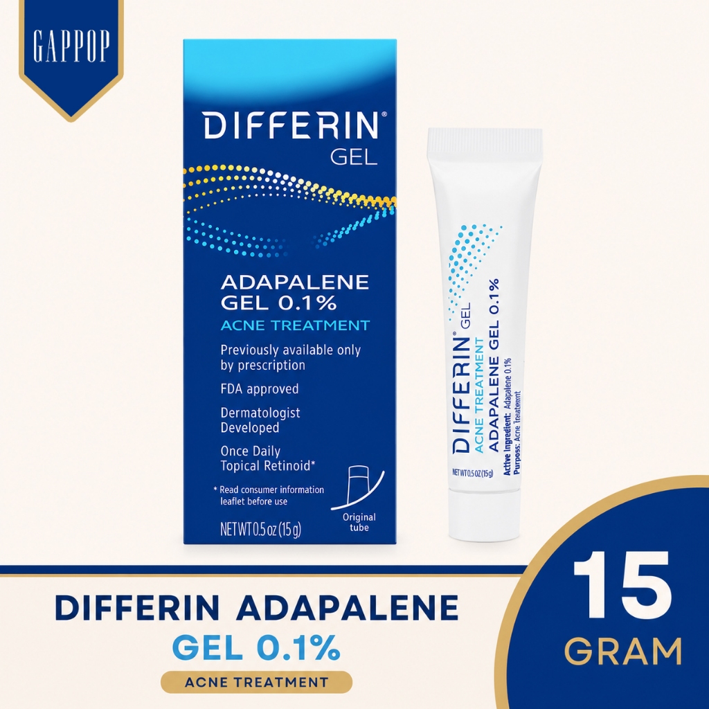 Differin Adaplene Acne Treatment Krim Obat Jerawat Gel 0.1%