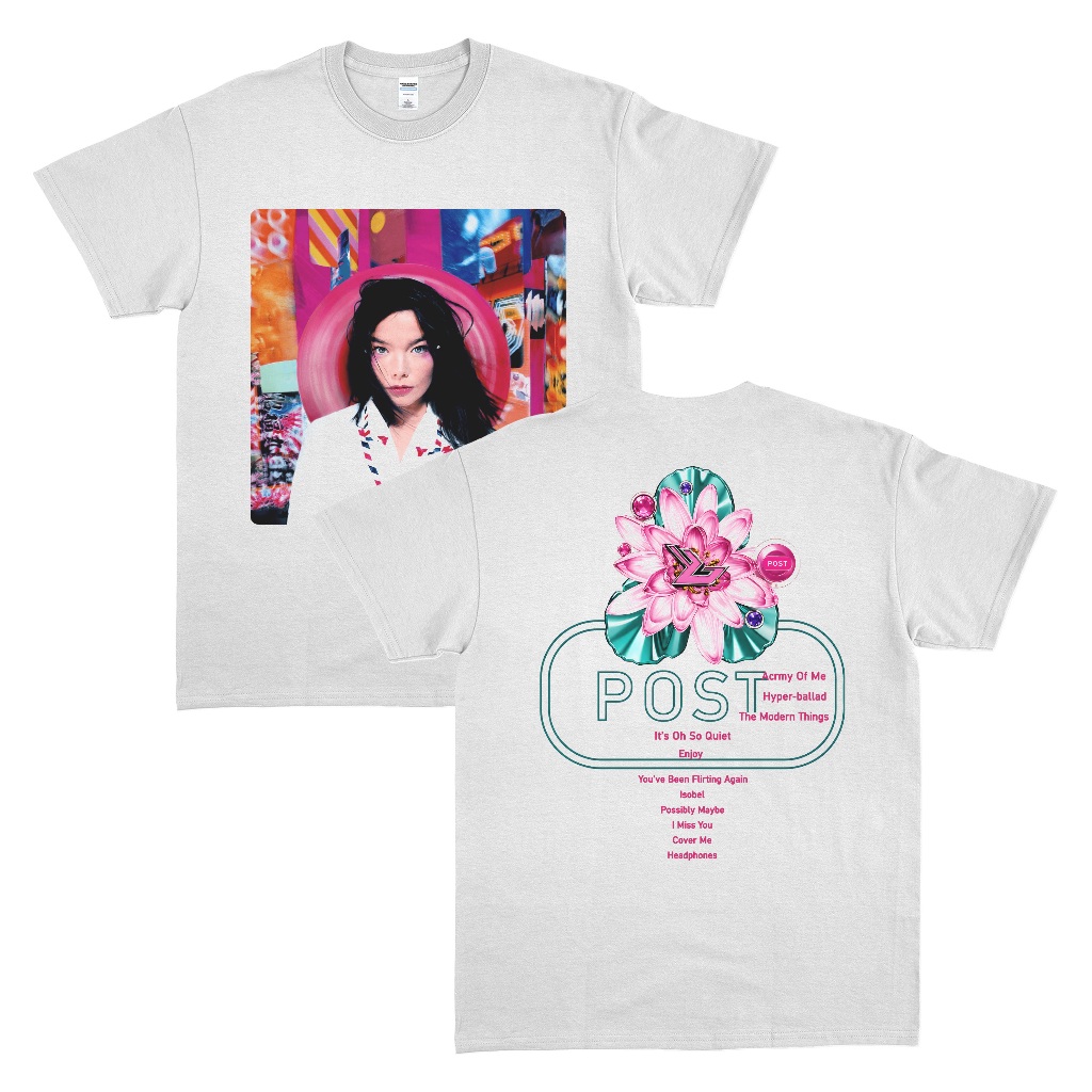 KAOS BAND BJORK - POST ALBUM COVER / T-SHIRT BAND