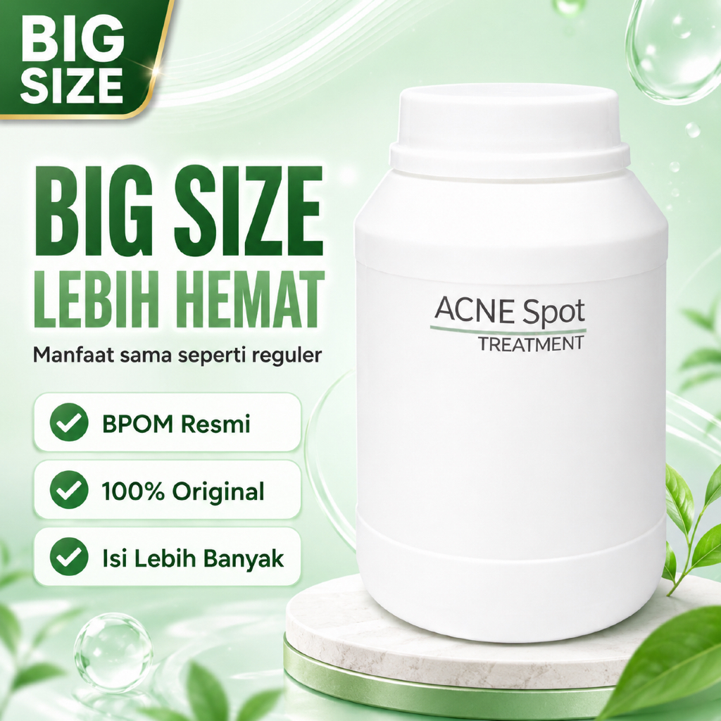 JUMBO 1 KG | ACNE SPOT TREAMENT CREAM | Krim Magic Acne Totol 1 kg | Obat Totol Jerawat | Harga Spes