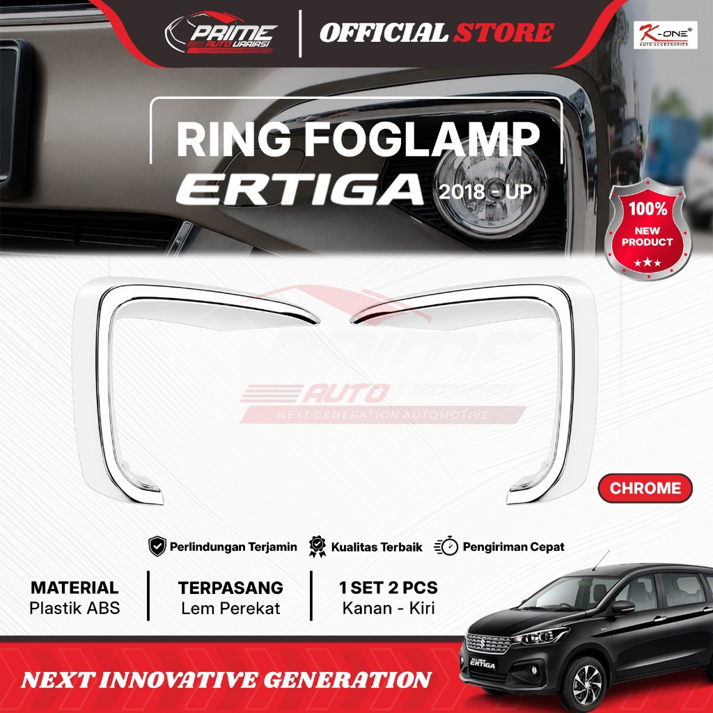 Garnish Ring Cover Fog Lamp Lampu Kabut All New Ertiga 2018 2019 2020