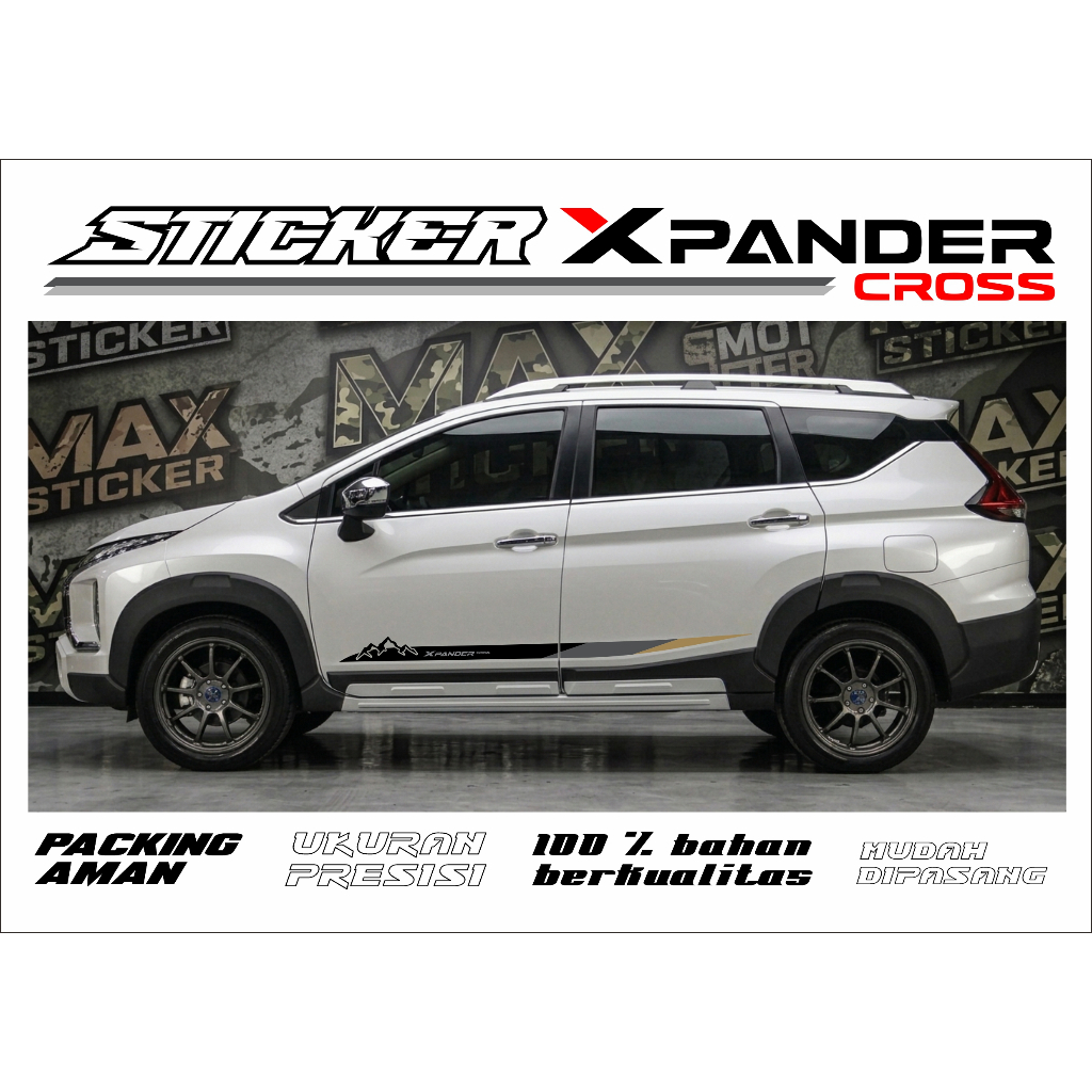 Sticker mobil Mitsubishi XPANDER CROSS Simple STICKER AKSESORIS XPANDER CROSS