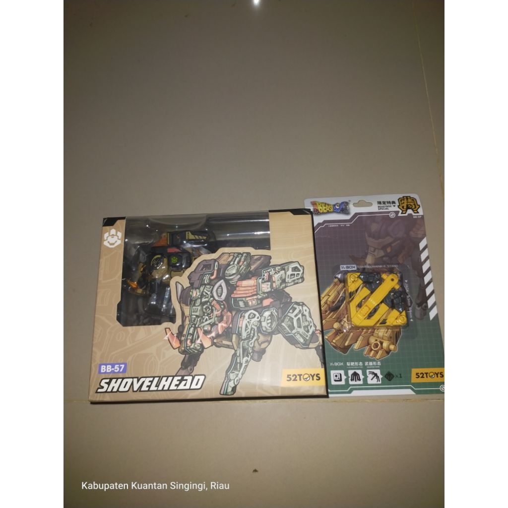52toys Beastbox bb-57 Shovelhead with bonus