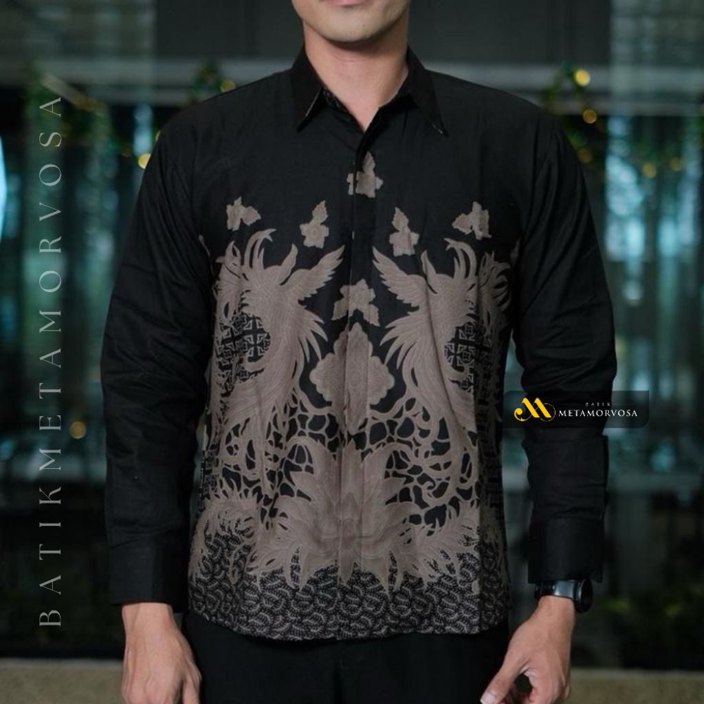 Kemeja Batik Pria Slimfit Metamorvosa – Premium Look Modern Elegan Nyaman Dipakai