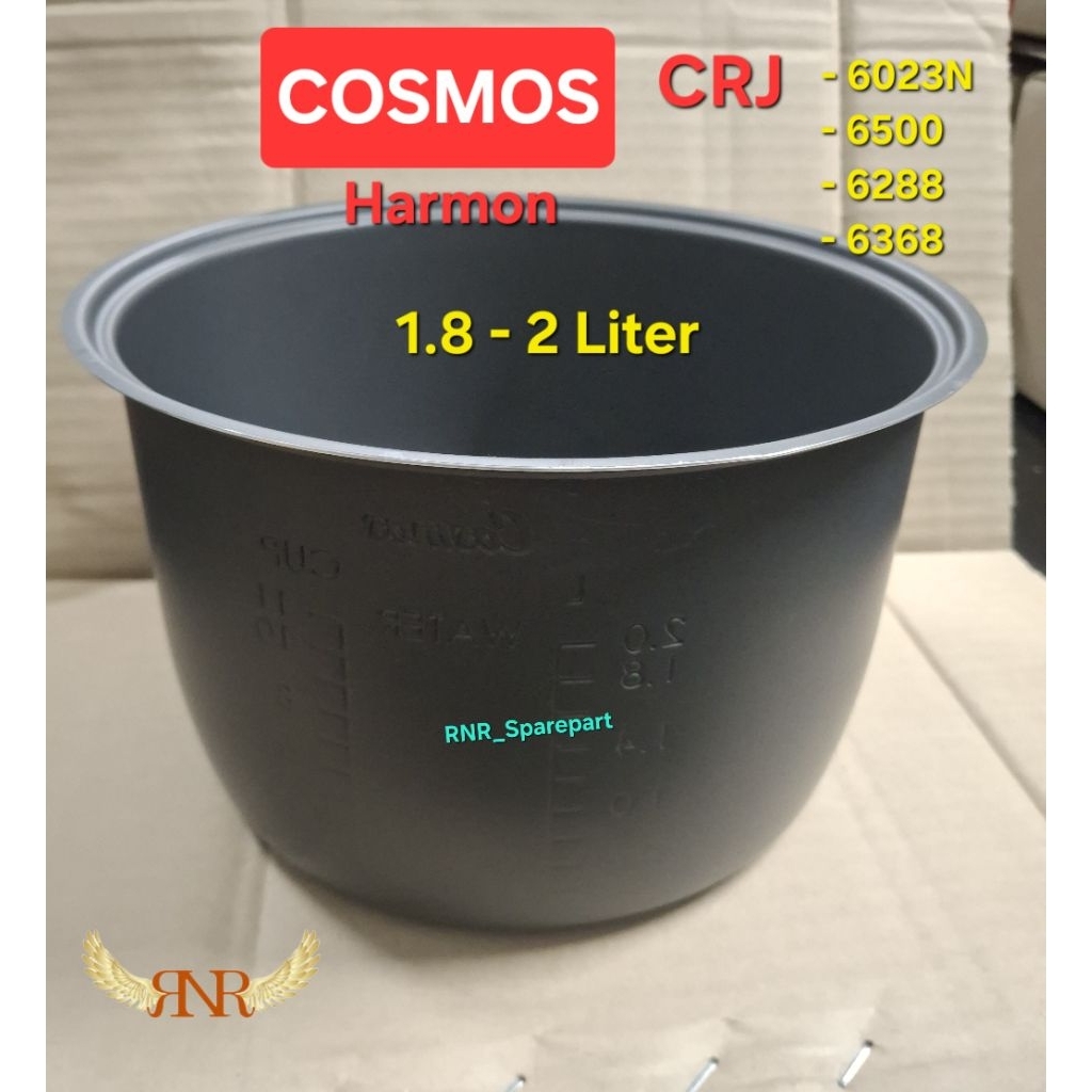 Panci Teplon Mejikom COSMOS Harmon ukuran 2 Liter Crj6023N-crj6500-crj6288-crj6368