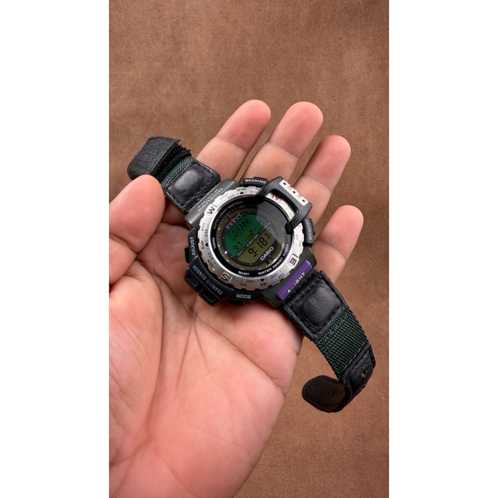 JAM TANGAN PRIA CASIO PROTREK PRT 40 JAPAN 1990s VINTAGE RARE