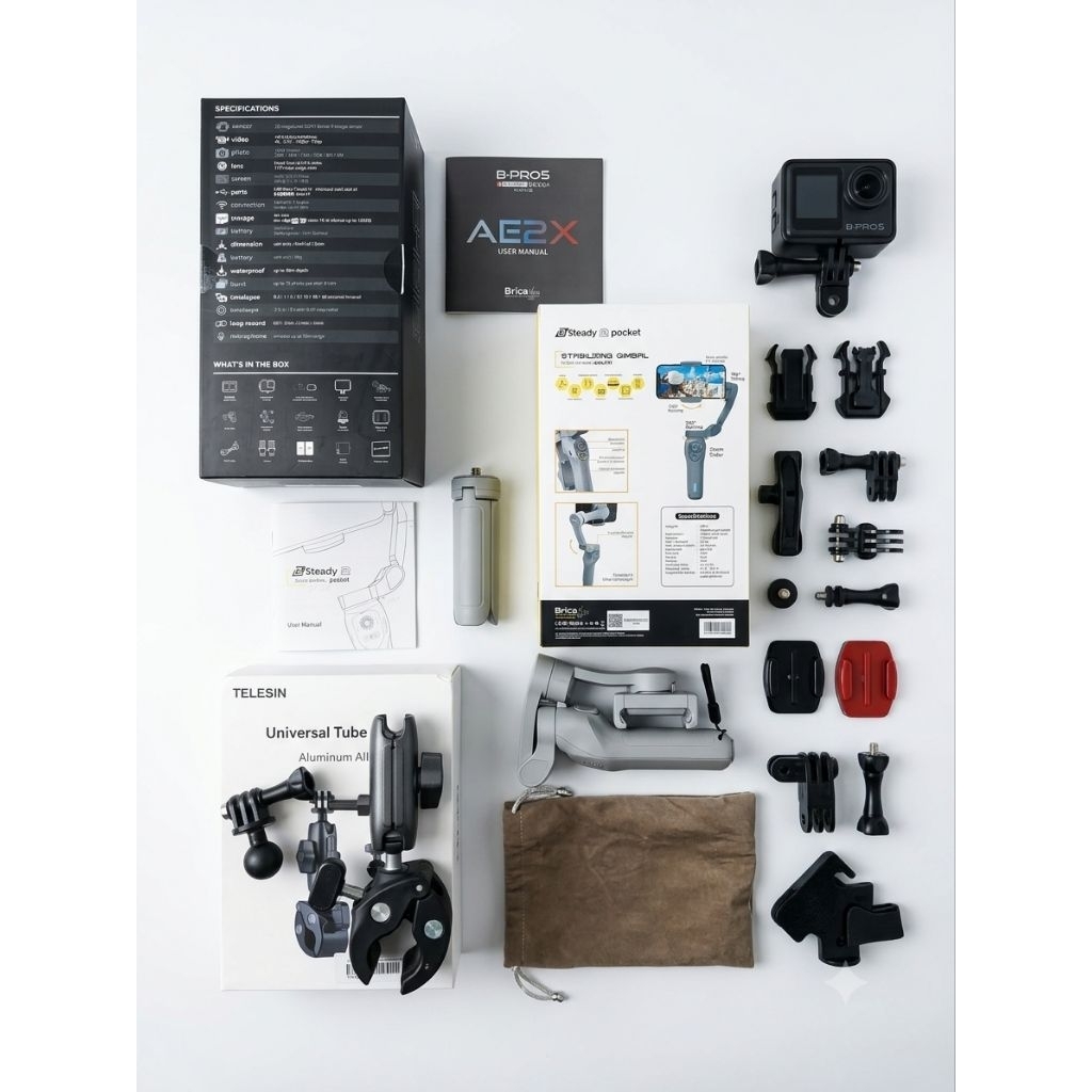 ActionCame BRICA - Stabilizer Brica - Telesin