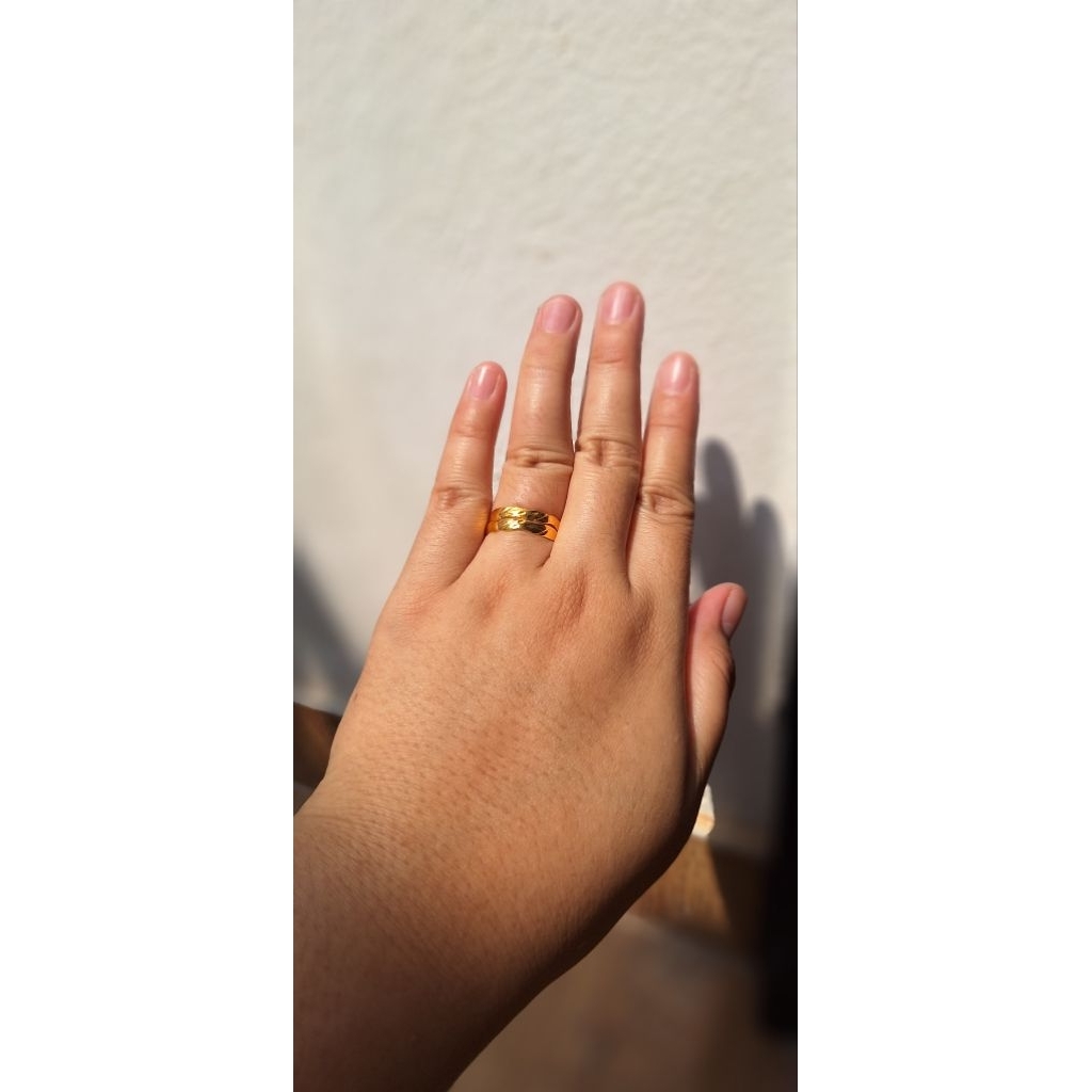 Cincin Emas Asli Lilit Kadar 6K