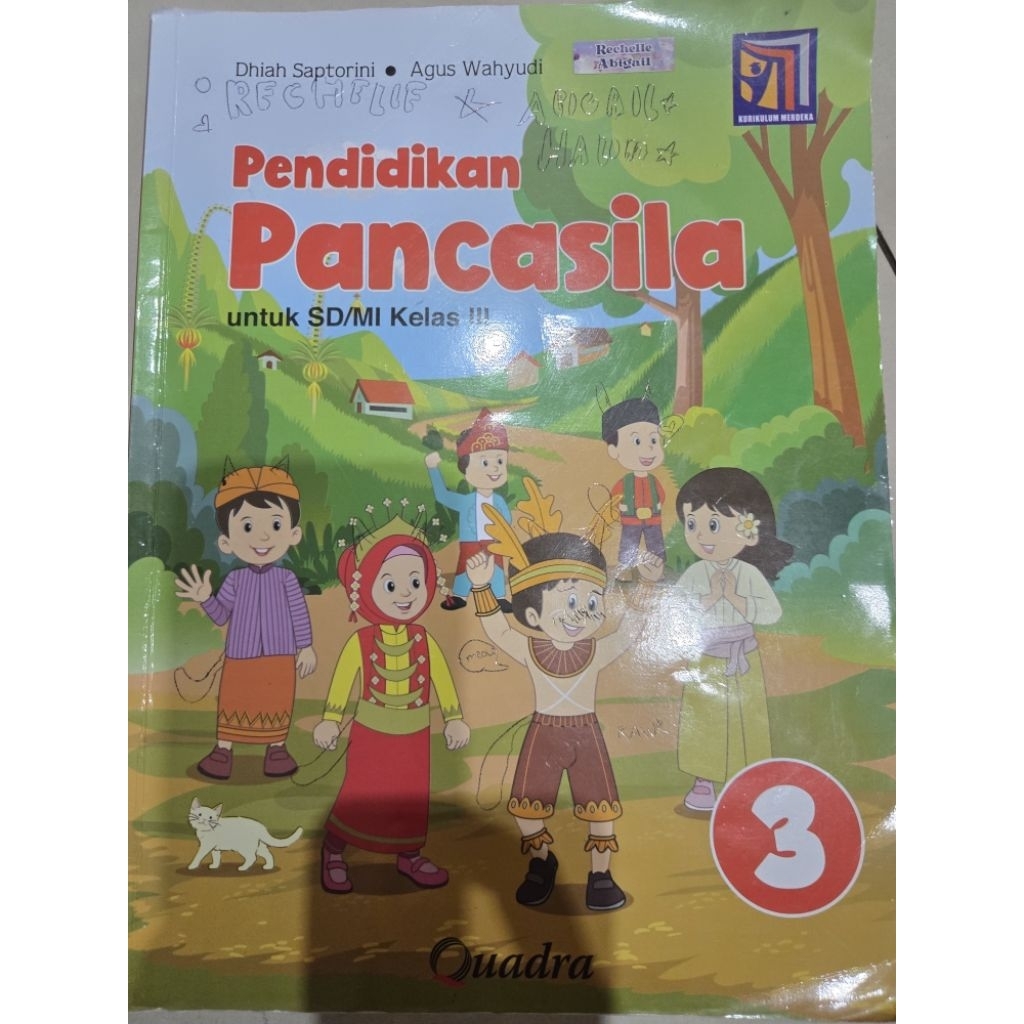 Buku bekas Pp Pnerbit Quandra kelas 3