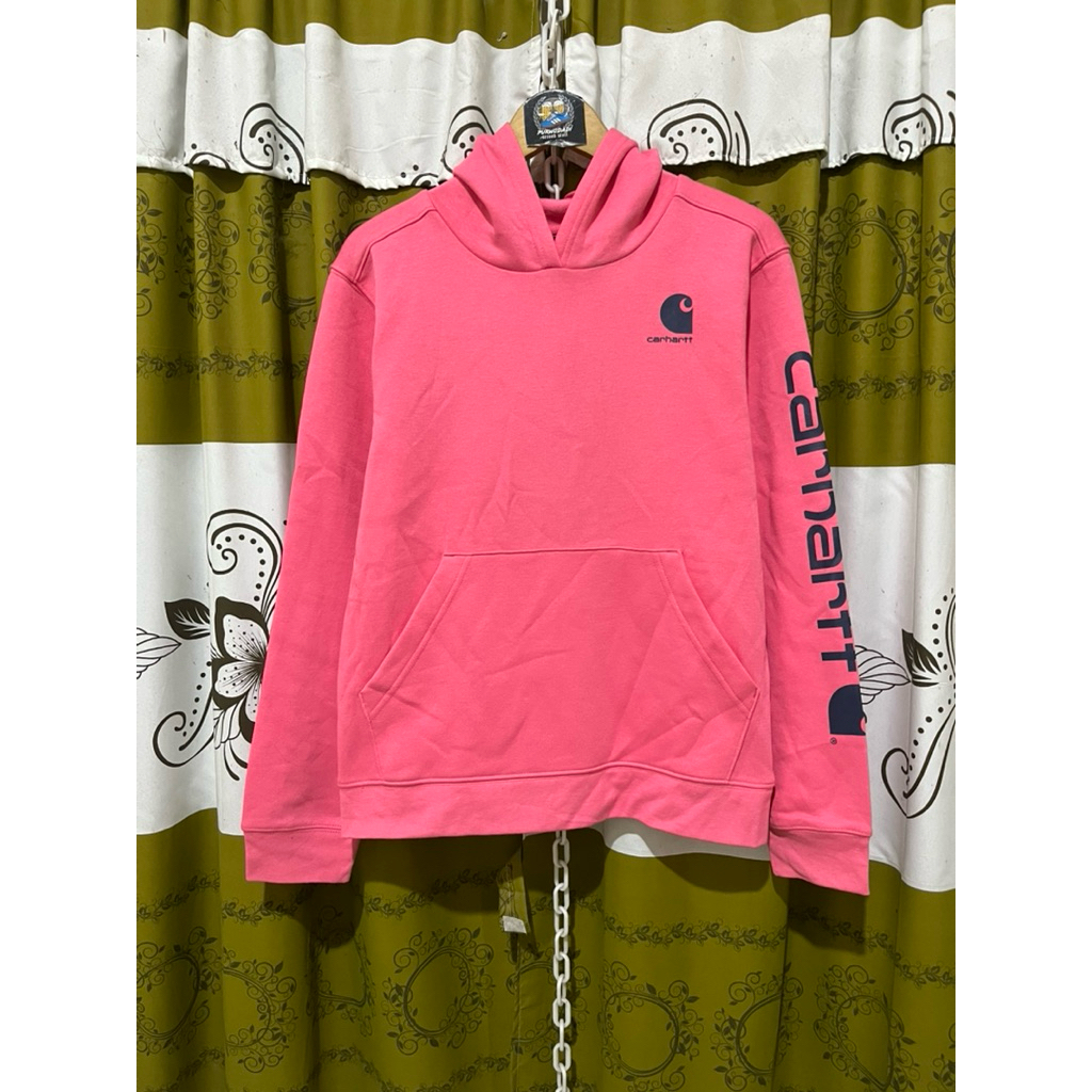hoodie carhart spellout