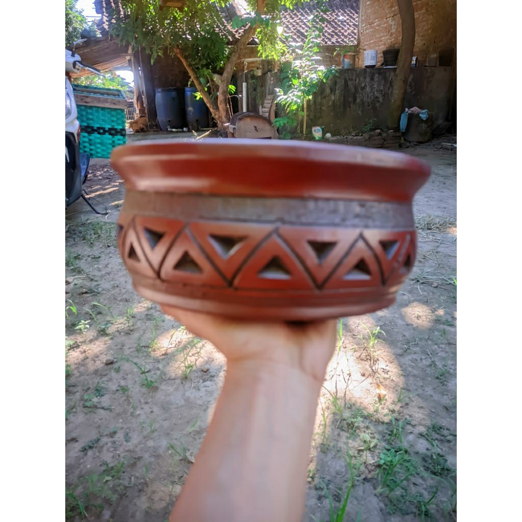 POT BONSAI Gerabah Tanah Liat kecil