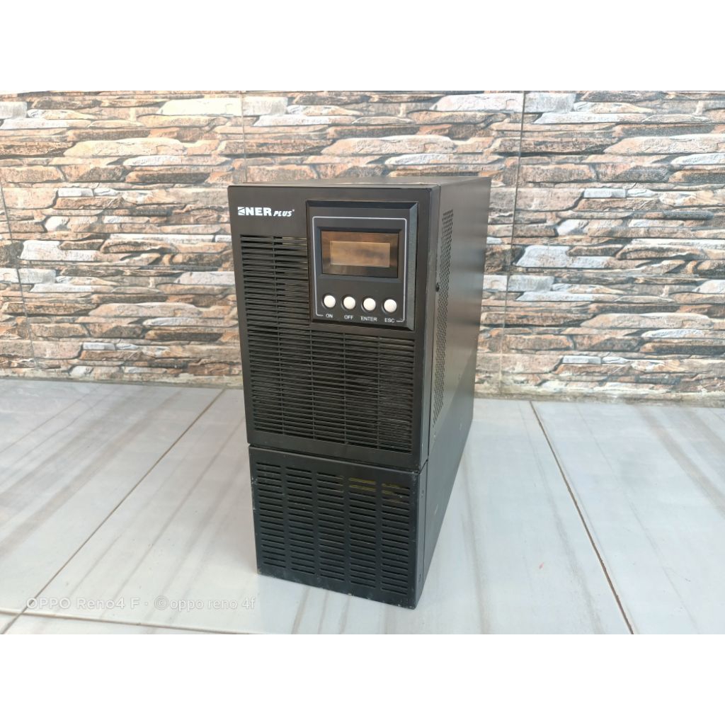 UPS ENERPLUS 1000VA 800WATT SECOND NORMAL DIJUAL TANPA AKI