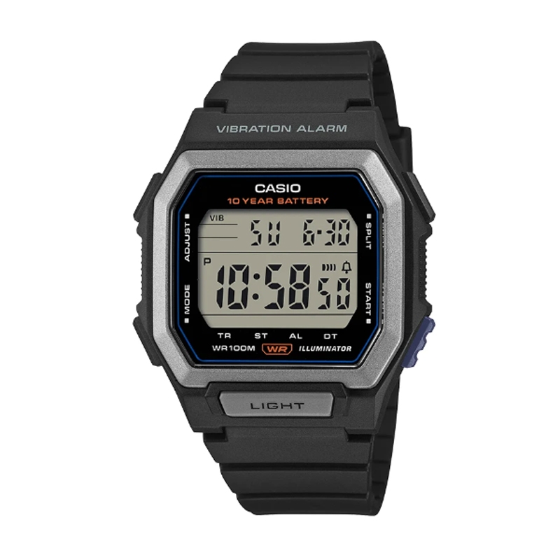 jam Tangan Pria Casio W-738H-1AVDF Black