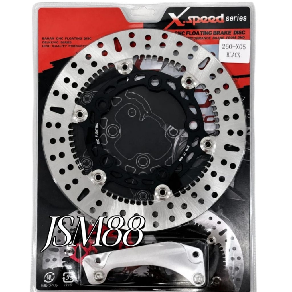 Disc Brake Dnd Delkevic X Speed 260mm Pcx 160 / Cakram Depan Delkevic Pcx 160 Pcx160
