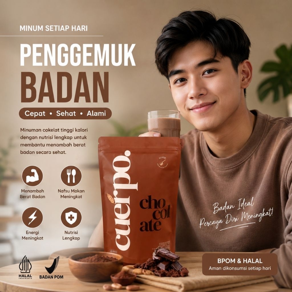 Cuerpo Susu Tinggi kalori dan protein 960 gram