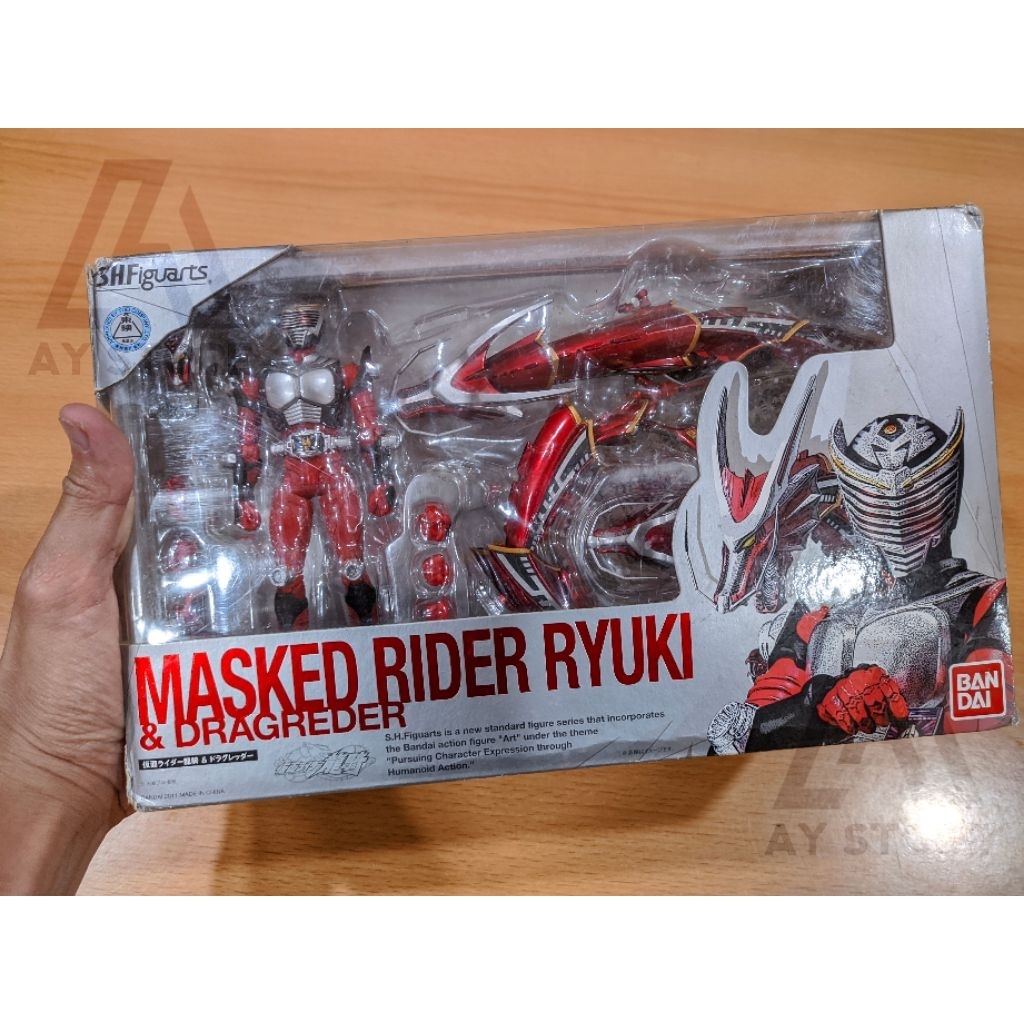 SHF kamen rider ryuki & Dragreder original bandai