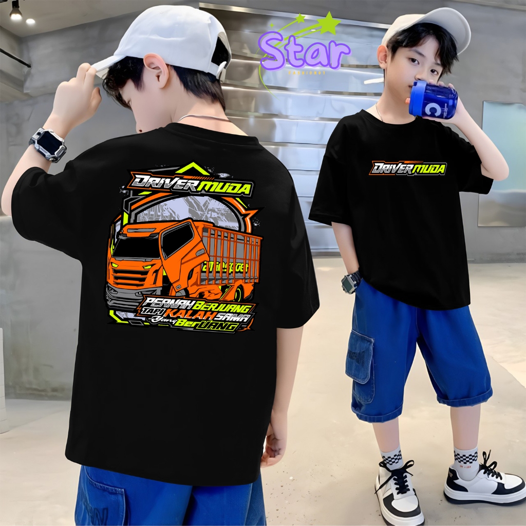 Kaos Anak Driver Muda Indonesia (Driver Truck Hino 500) /Kaos Distro Premium