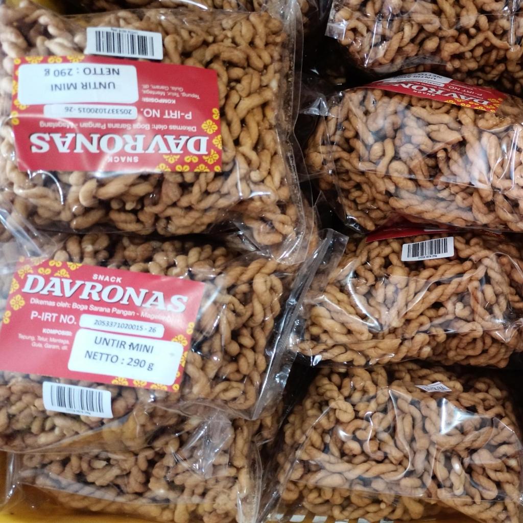 Untir Mini Davronas 290 gram / Oleh Oleh Magelang Temanggung Jogja
