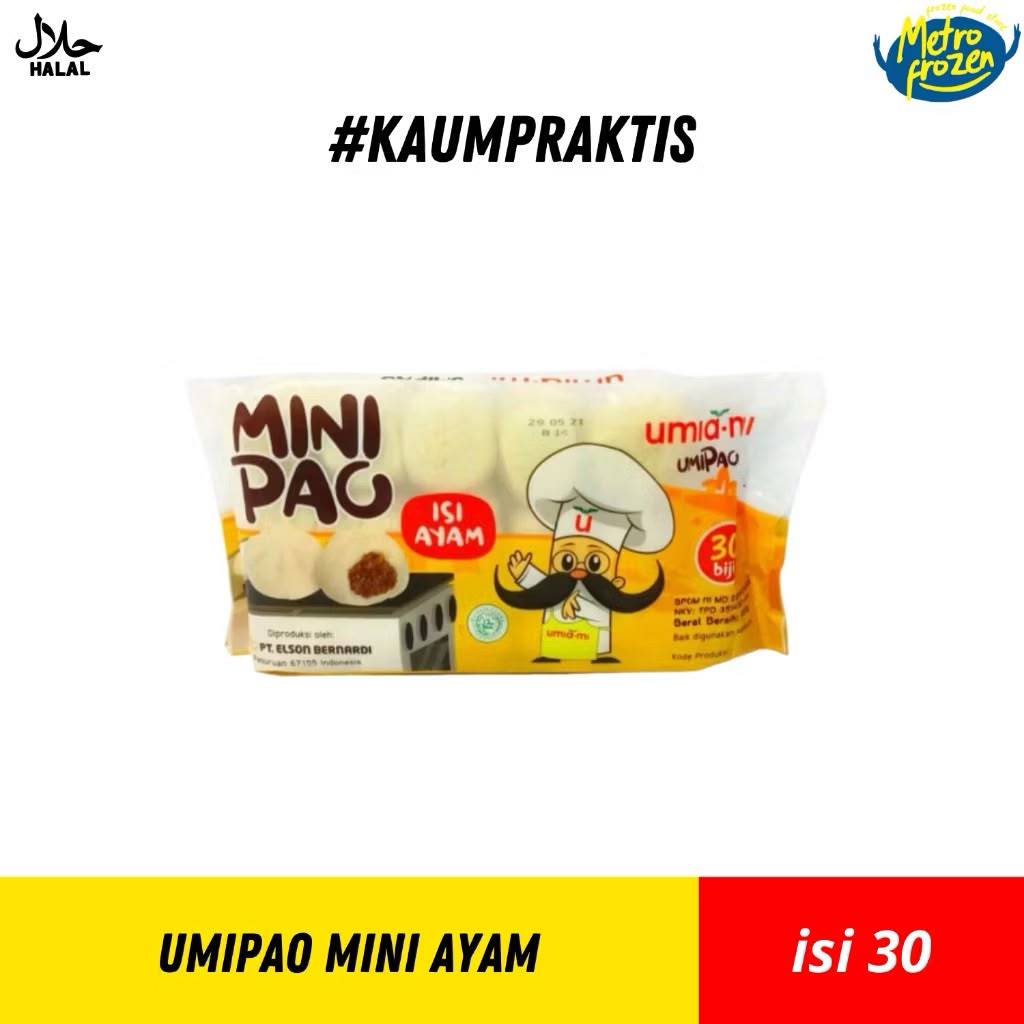 UMIPAO Bakpao Mini Daging Ayam & Daging Sapi 30pcs //bakpao ayam //bakpao daging sapi