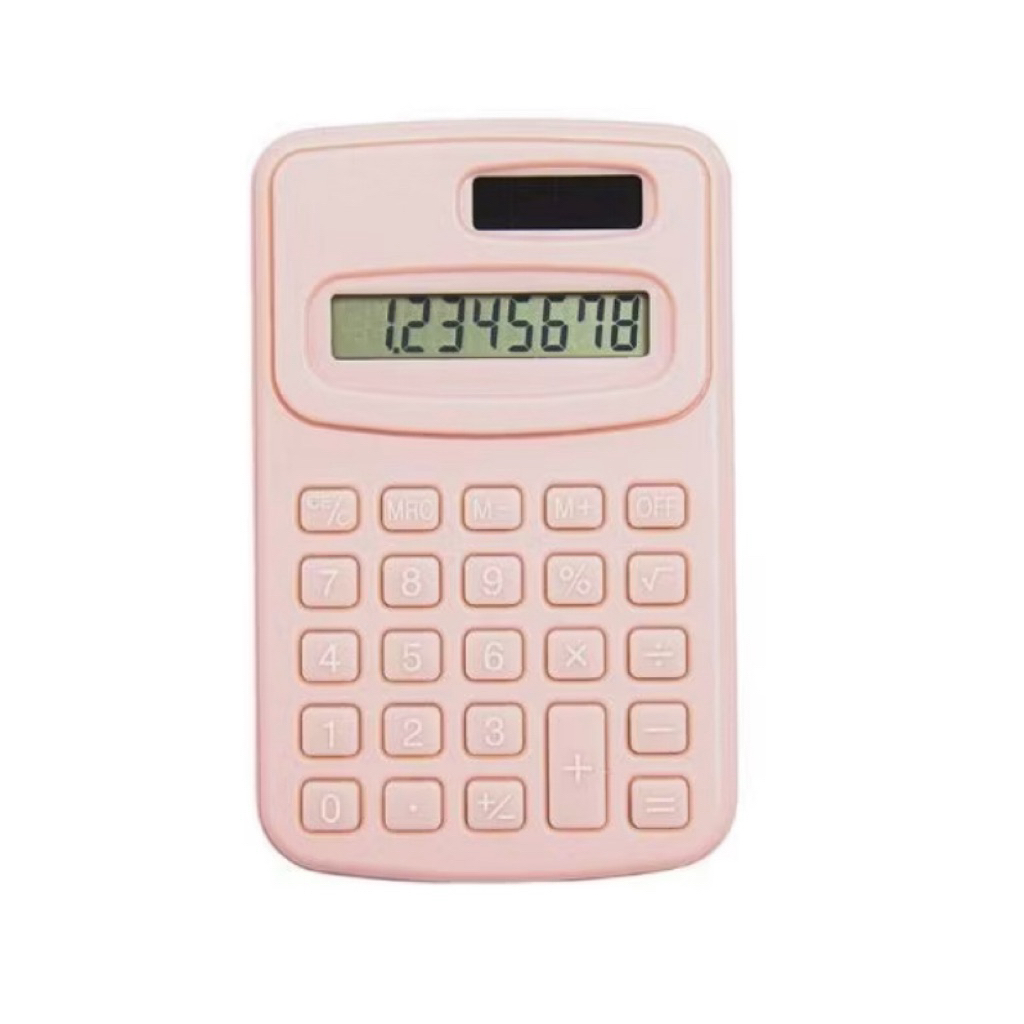 calculator pink aesthatic