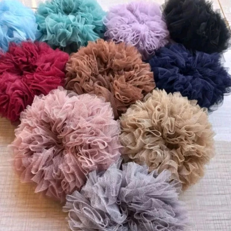 CEPOL TILE JUMBO | SCRUNCHIE TILLE JUMBO PREMIUM | CEPOL HIJAB ANTI PUSING SCRUNCHIE TILE