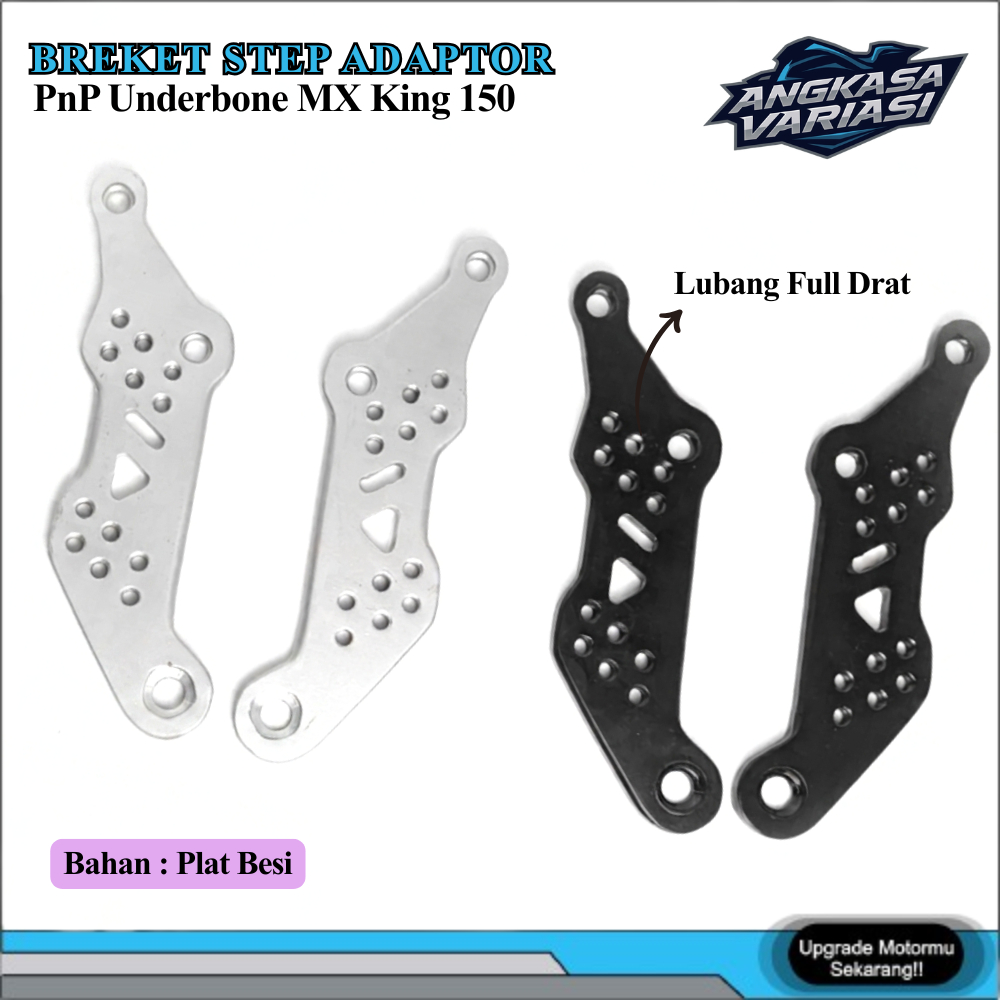 MX KING STEP ADAPTOR UNDERBONE MX KING MODEL RC3 RAPIDO STYLE