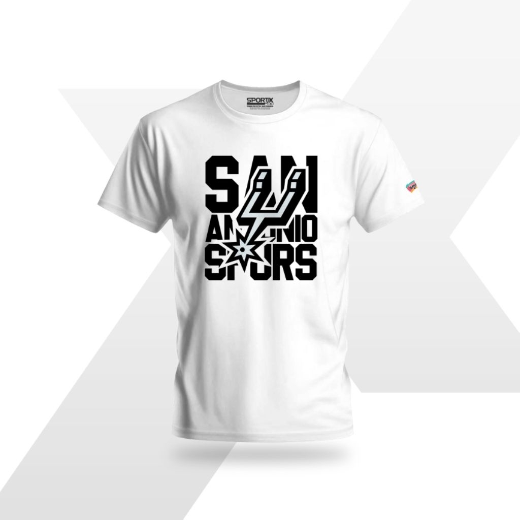 Kaos basket SPURS Typographic Tee