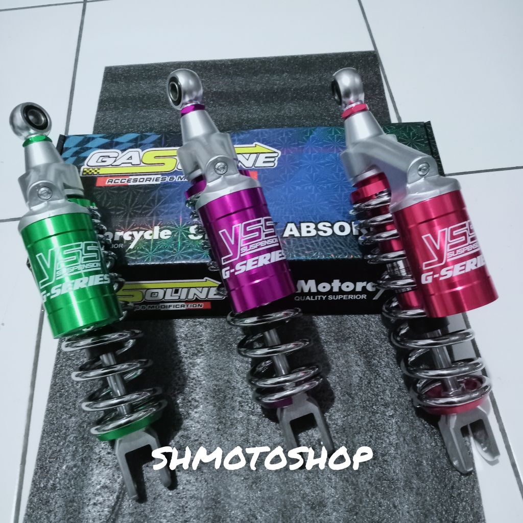 SOKBREKER COPY YSS MODEL G - PLUS SERIES TABUNG ATAS PNP SEMUA MATIC (SINGLE SHOCK ) COCOK UNTUK MOT