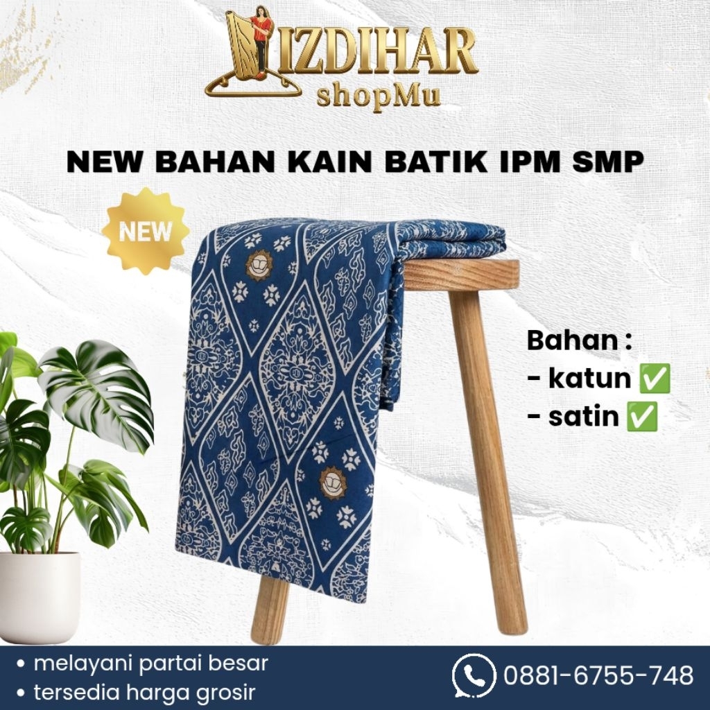 Kain Batik IPM Muhammadiyah SMP new