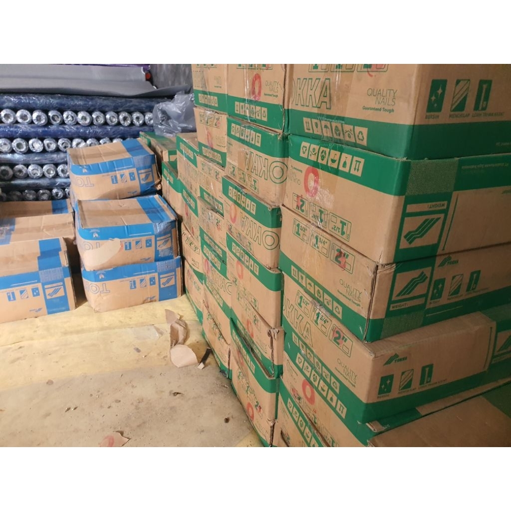 Paku tokka paku Kayu ukuran 10 dan 12 berat netto 1 kg
