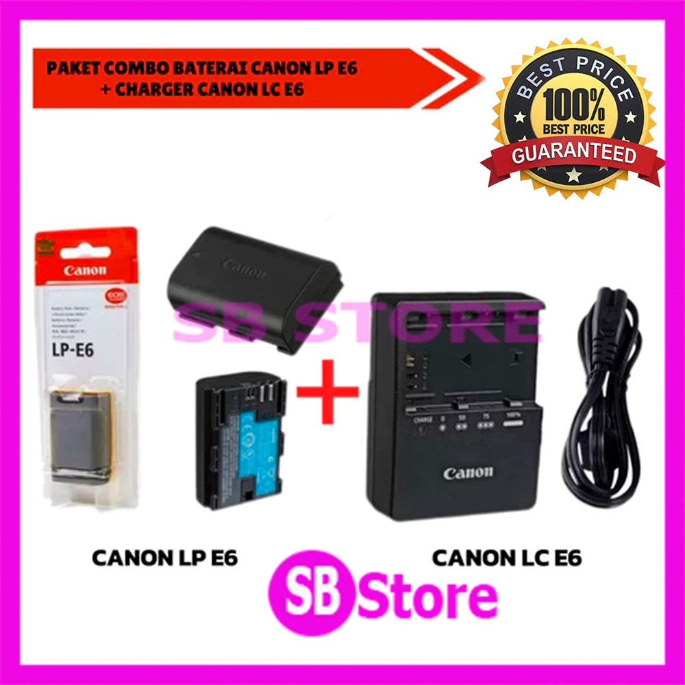 [SB] Battery Baterai Canon LP-E6 LP e6 lp e6 7.2 Volt, 1800mAh untuk canon 60d 7d 5dmark2 5dmark II 