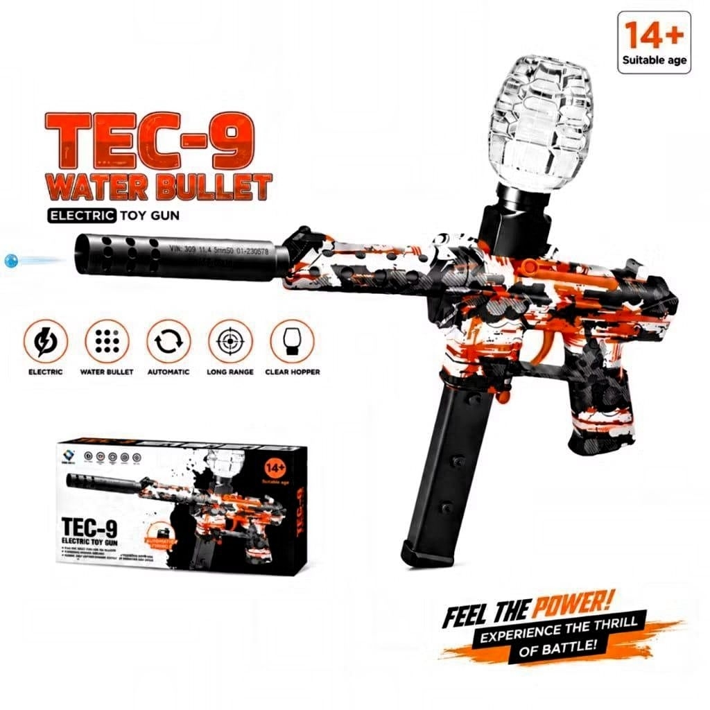Mainan Anak BTC-3039 TEC-9 ELECTRIC TOY GN Mainan Tembakan Otomatis Bubble Seru Anak