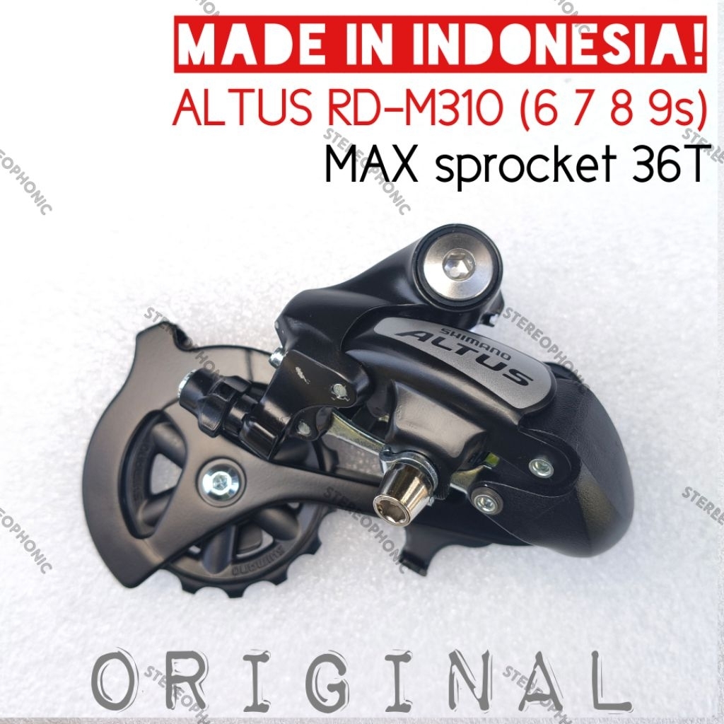 ORIGINAL SHIMANO Loosepack NEW ALTUS RD-M310 bisa untuk 7 8 9 speed masuk untuk Seli 16inch 20inch R