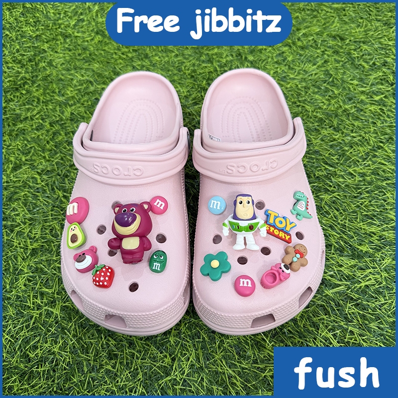 Cross Unisex Classic Clog Sandal Wanita Pink Anti Air Original Cross Sepatu Baim Pria dan Wanita San