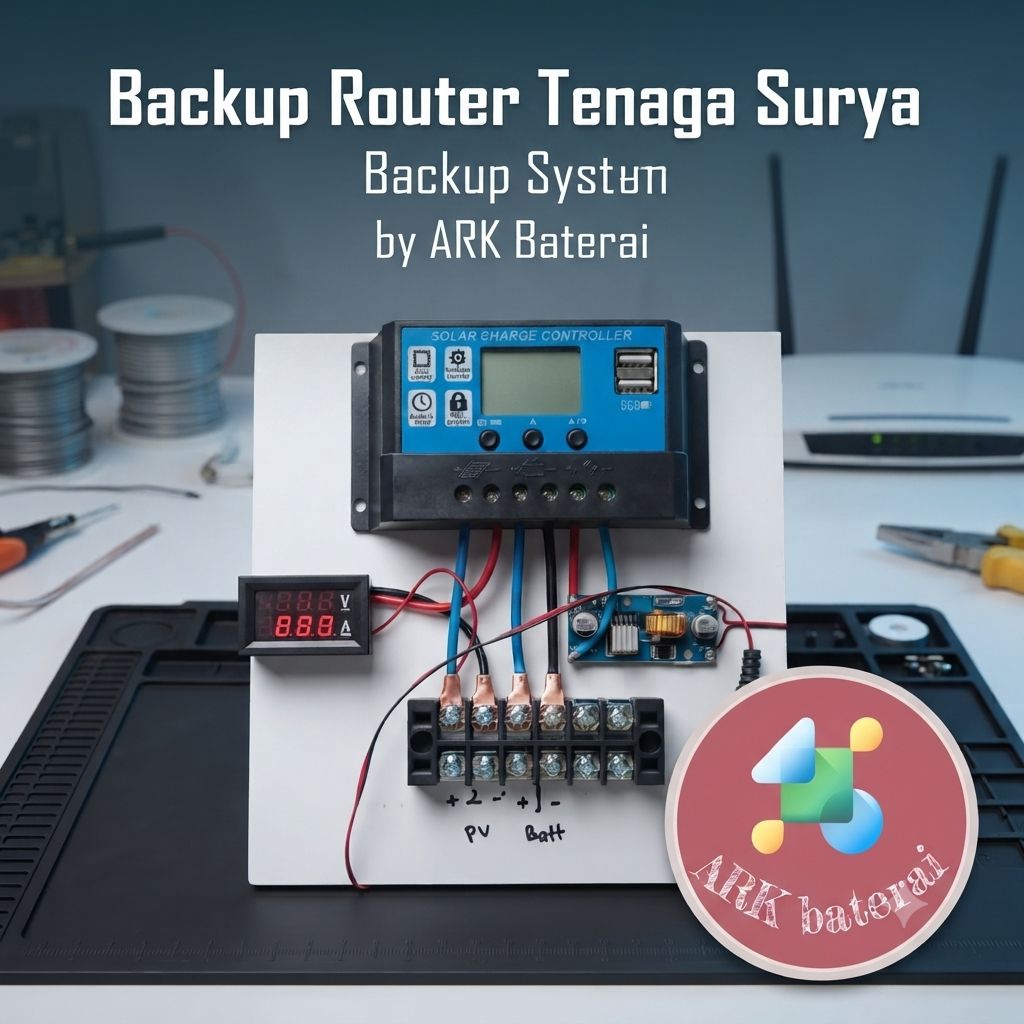Backup router tenaga Surya universal 5-12v