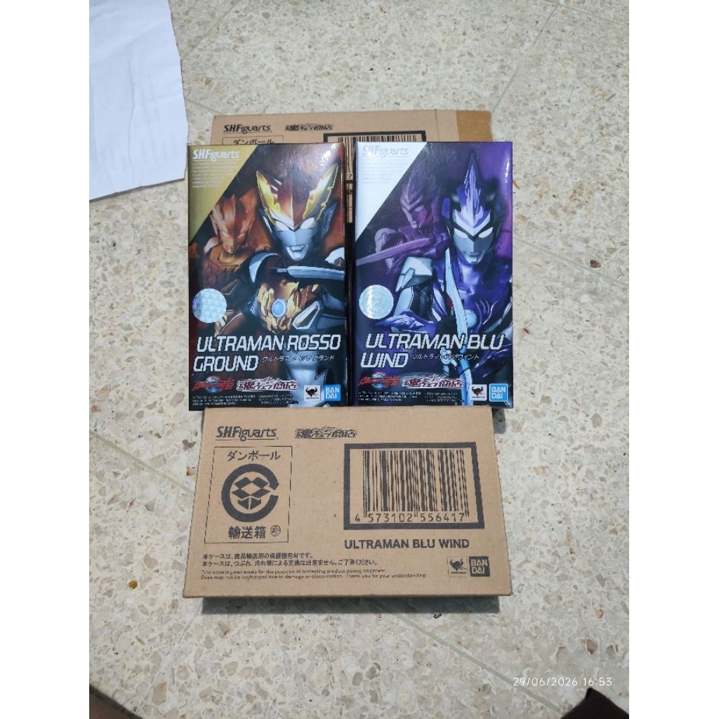 Harga satuan Shf Ultraman Blu Wind Rosso Ground Blue wind roso ground R/B original