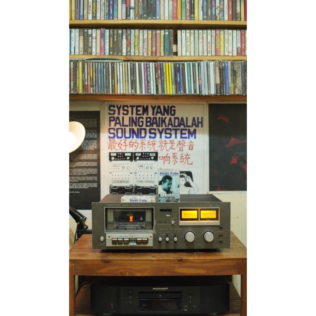 TAPE DECK KENWOOD KX 605 (STEREO CASSETTE DECK)