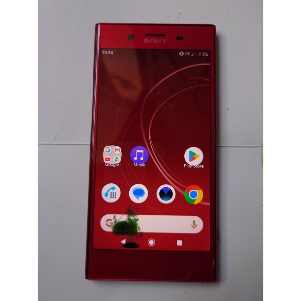 Lcd Sony Xperia XZ Premium red rosso original copotan tompel