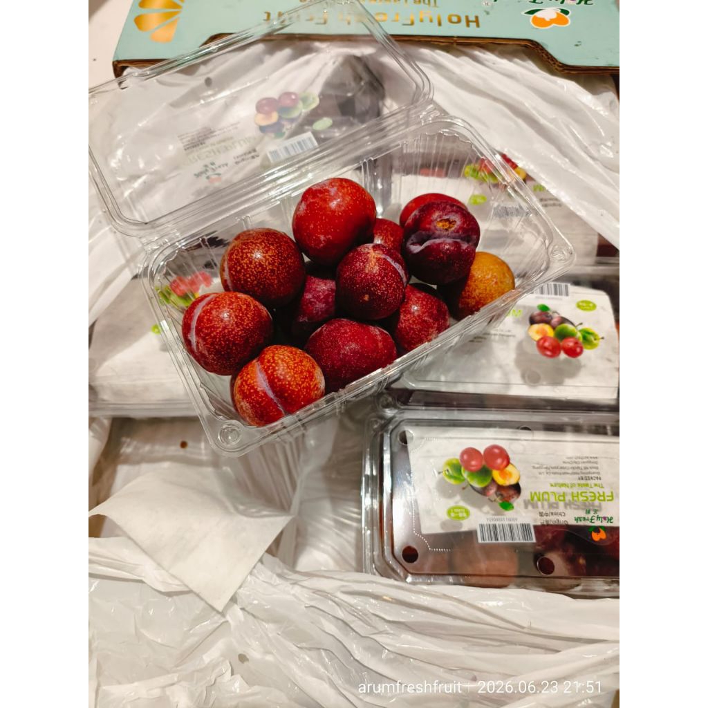 Buah Plum Merah segar