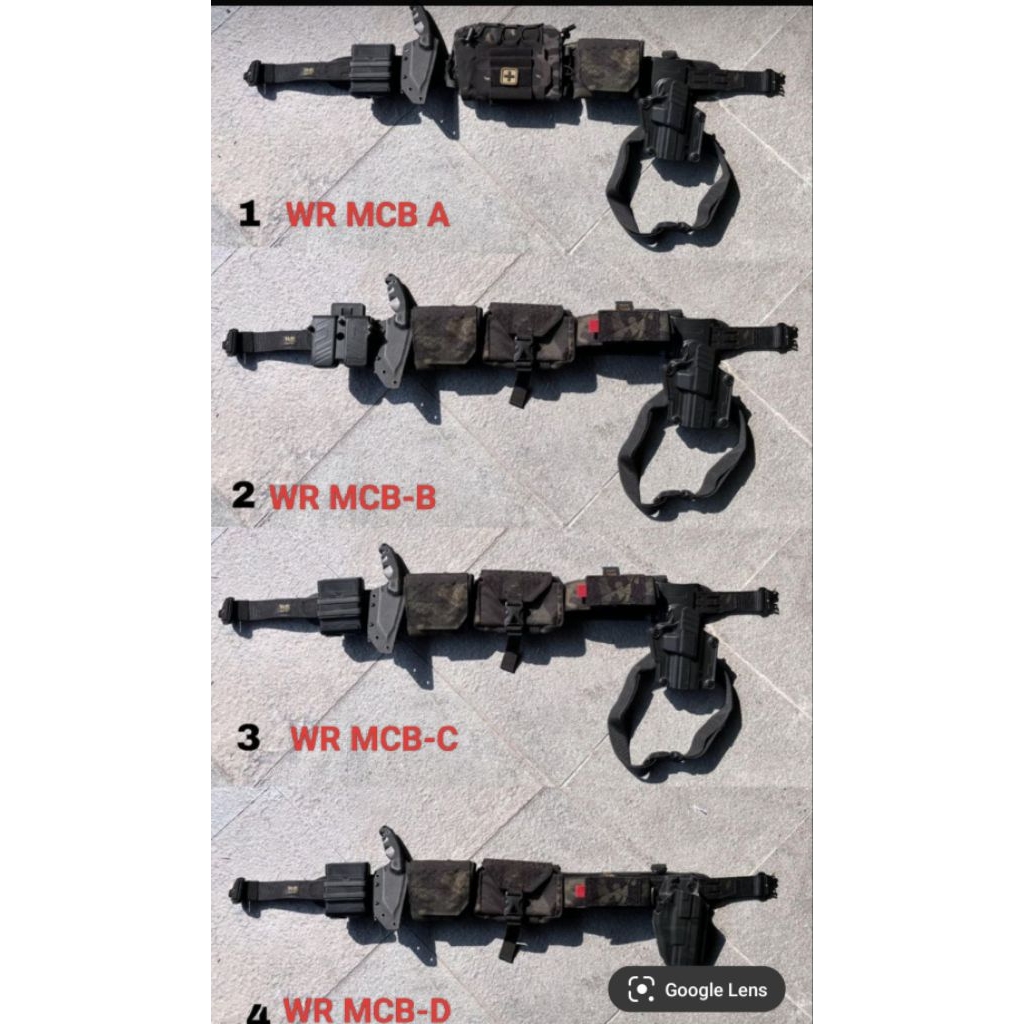 Kopel Set Tactical/Kopel Set TNI POLRI Tactical