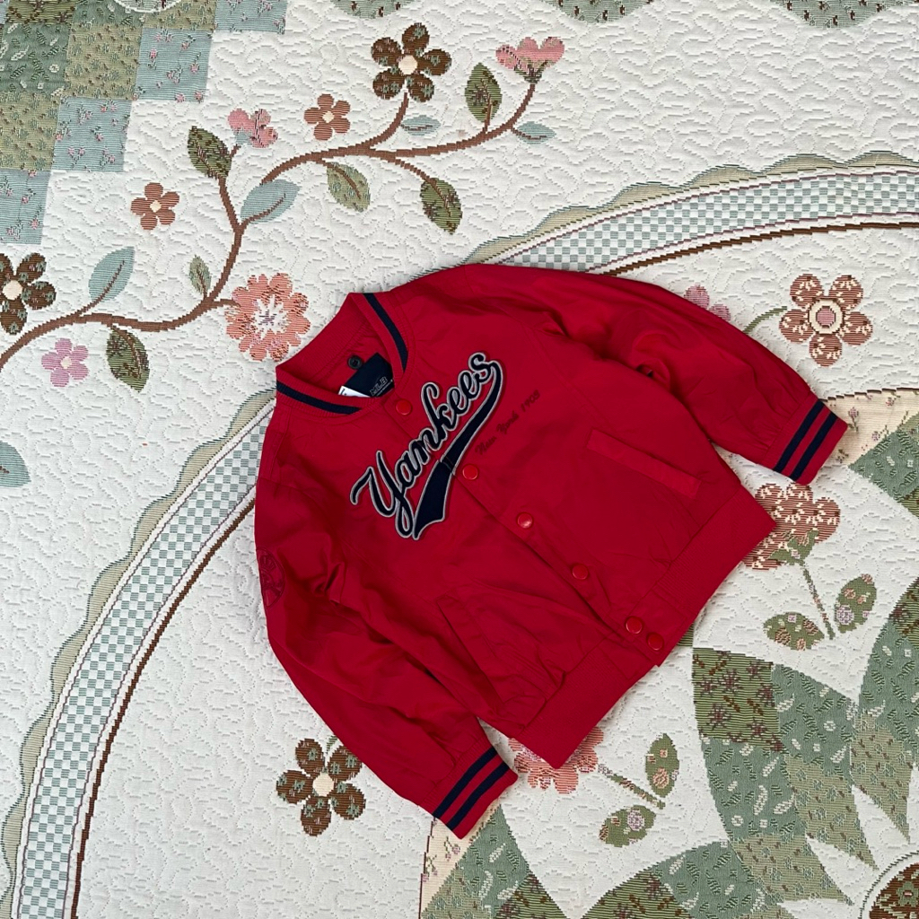 bomber jacket anak merah keren